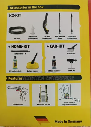 Karcher K2 With Unique Accessories