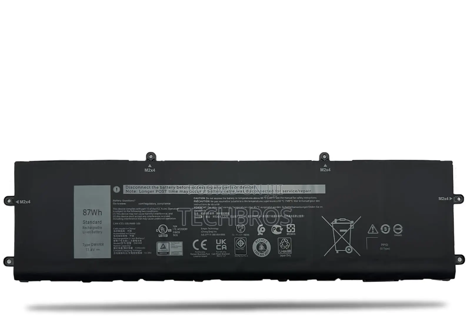 Original Alienware X15 R1/Inspiron 16 7620 2-1 Battery-dwvrr