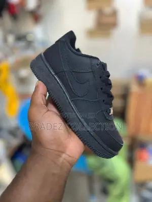 All Black Nike Airforce for Children