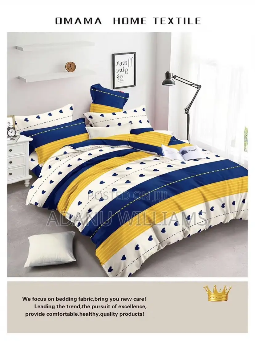 Premium Cotton Kingsize Bedsheet With Pillow Case’S (In Diff Colors)