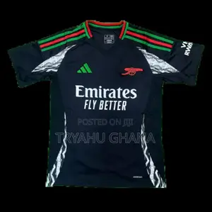 New 2024/2025 Arsenal Black Jersey for Sale at Tryahu Price