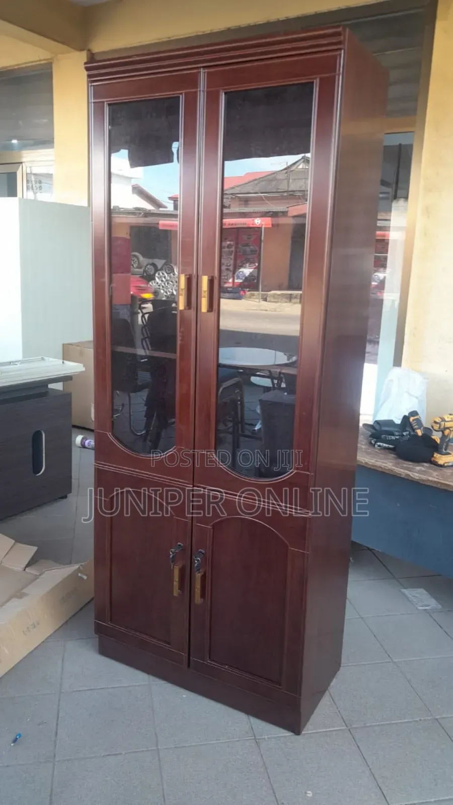 Coffee Color Office Cabinet