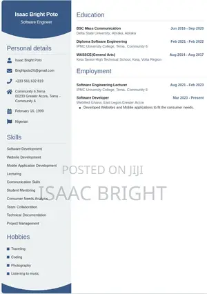 Advertising Marketing CV