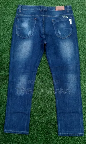 Yu Hong Faded Blue Jeans