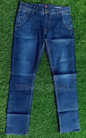 New Wear Straight Fit Denim Blue Jeans for Sale at Tryahu