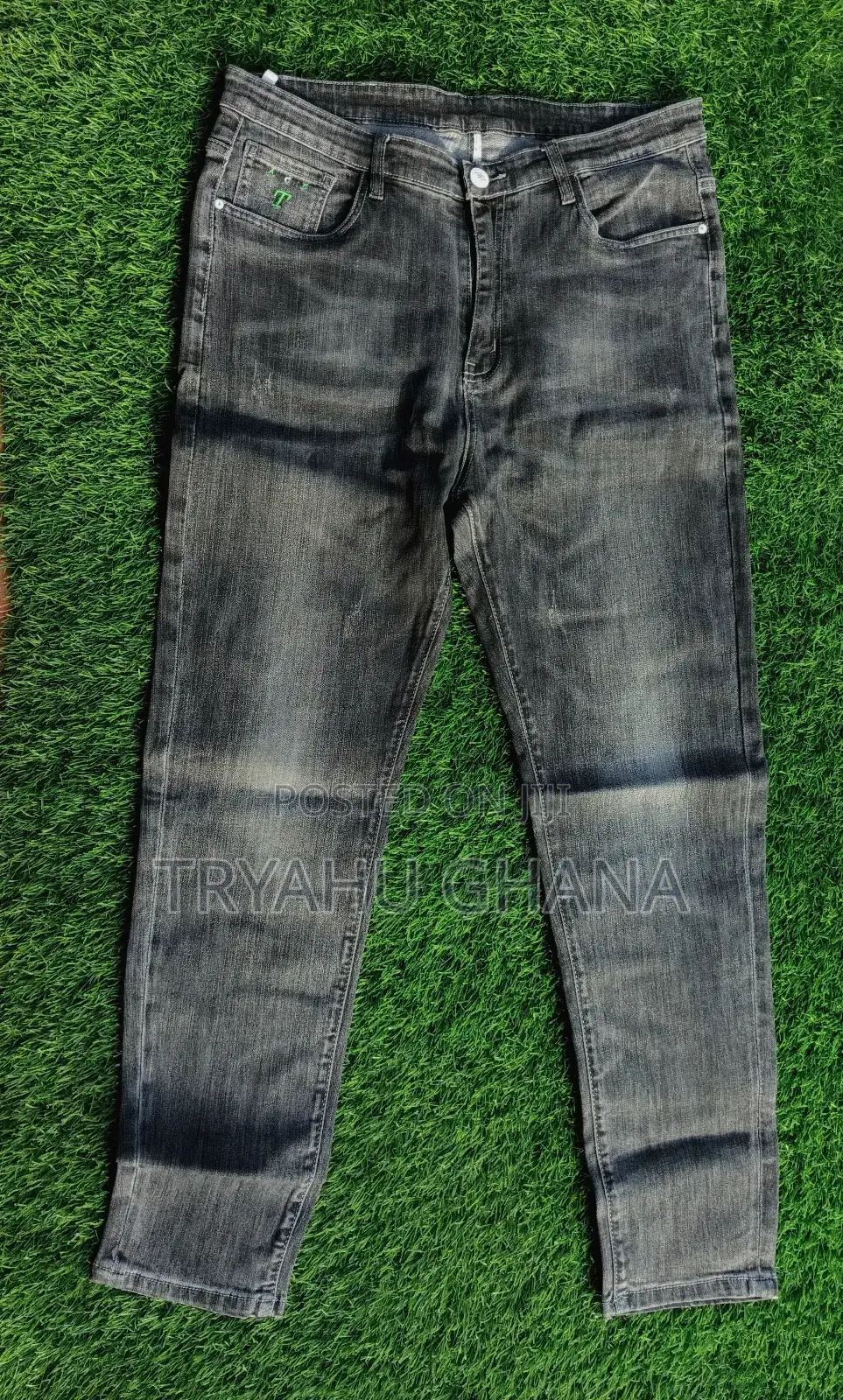 Faded Ash Premium Denim Jeans for Sale