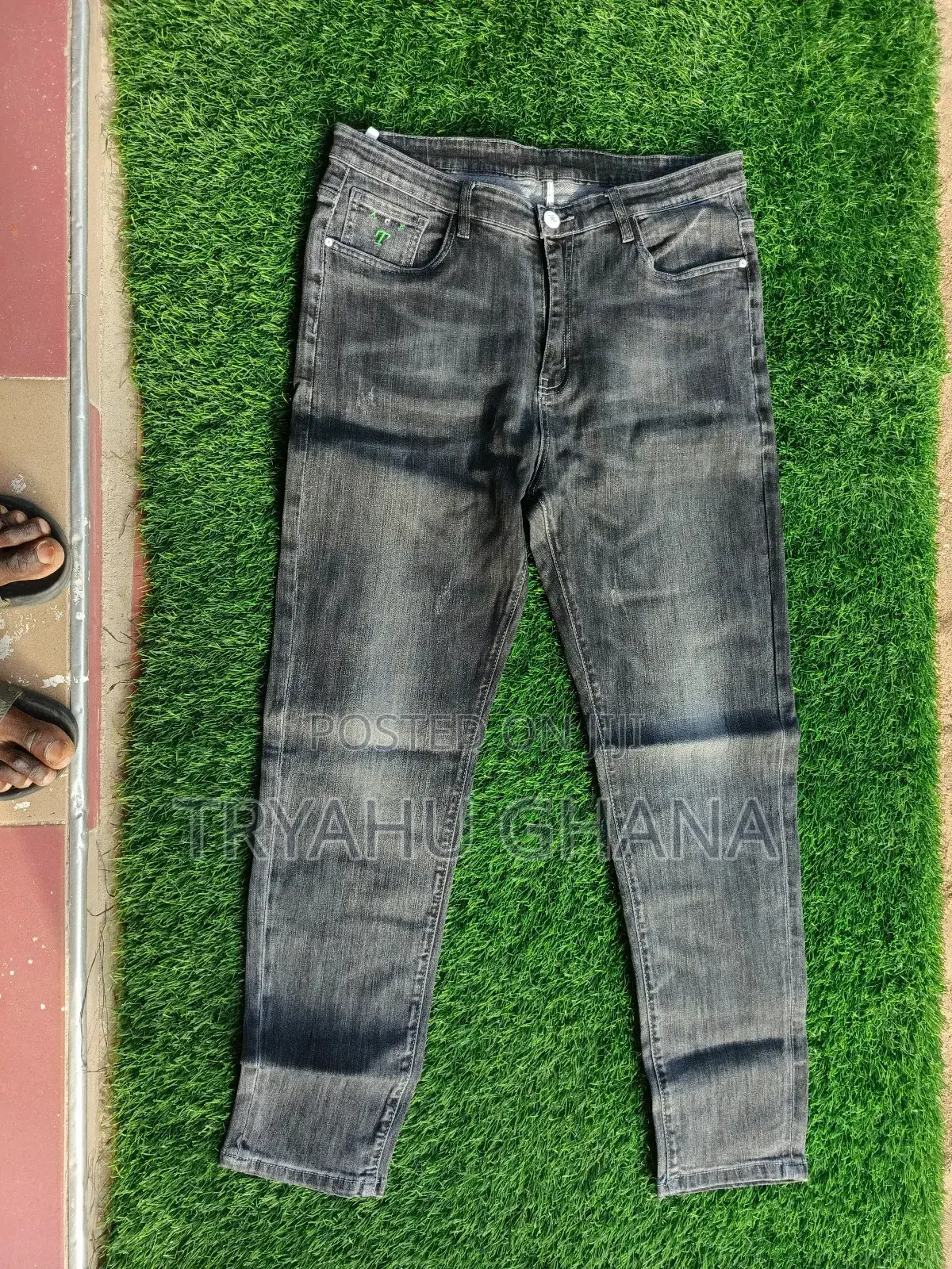 Faded Ash Premium Denim Jeans for Sale
