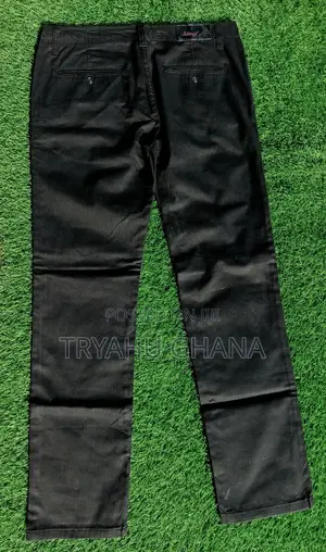 Classy Pure Black Kharki Jeans Trousers Available in Size 34