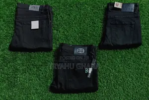 Quality Original Pure Louis Vuitton Black Jeans for Sale