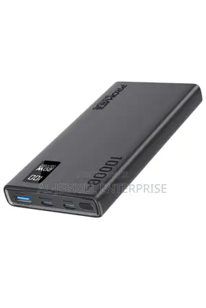Promate BOLT-10 10000mah Slim Power Bank With 20W PD USB-C