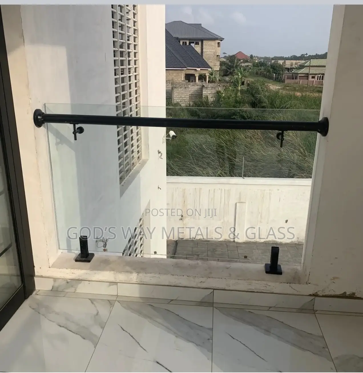 Tempered Plain Glass Balusters And Handrails