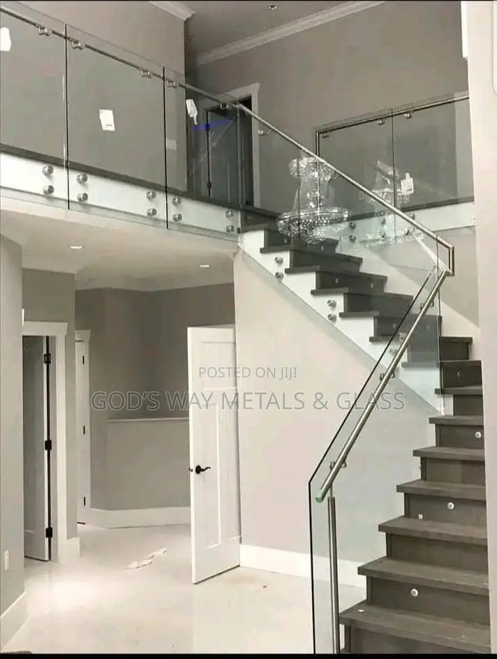 Tempered Glass With Balusters Stainless Steel Works