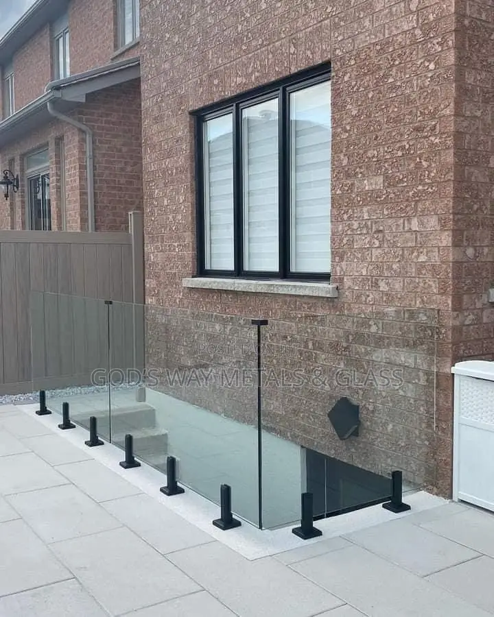 Tempered Glass With Balusters Stainless Steel Works