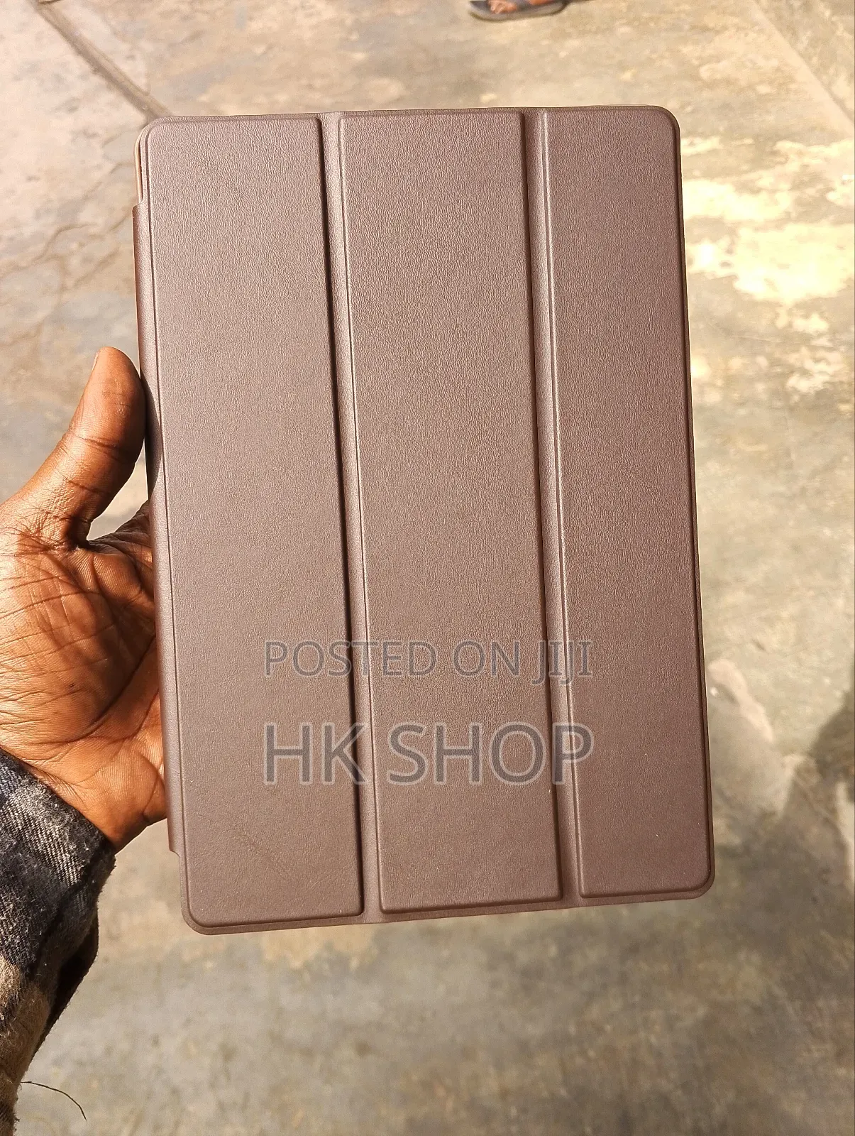 Tab S6 Lite Smart Folio Case Pen Holder Coffee Brown