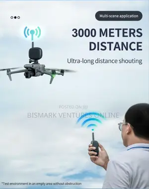 3000 Meters Drone Speaker Real-Time Megaphone