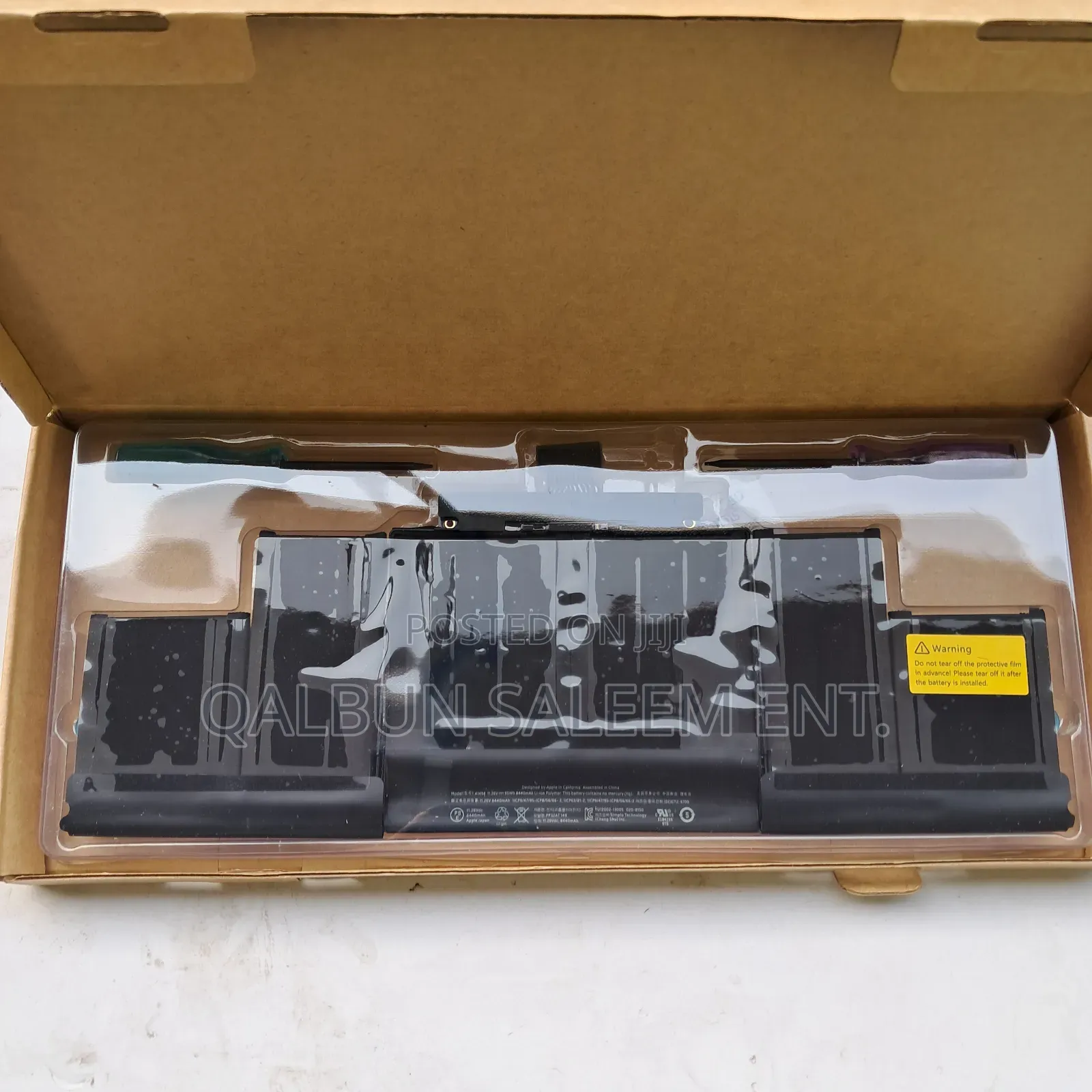 Apple A1494 Battery Macbook Pro 15 A1398 Late 2013 Mid 2014