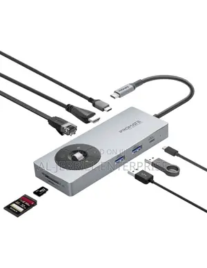 Promate Comandhub-Pro 14-in-1 Multiport USB-C Hub + 100WPD