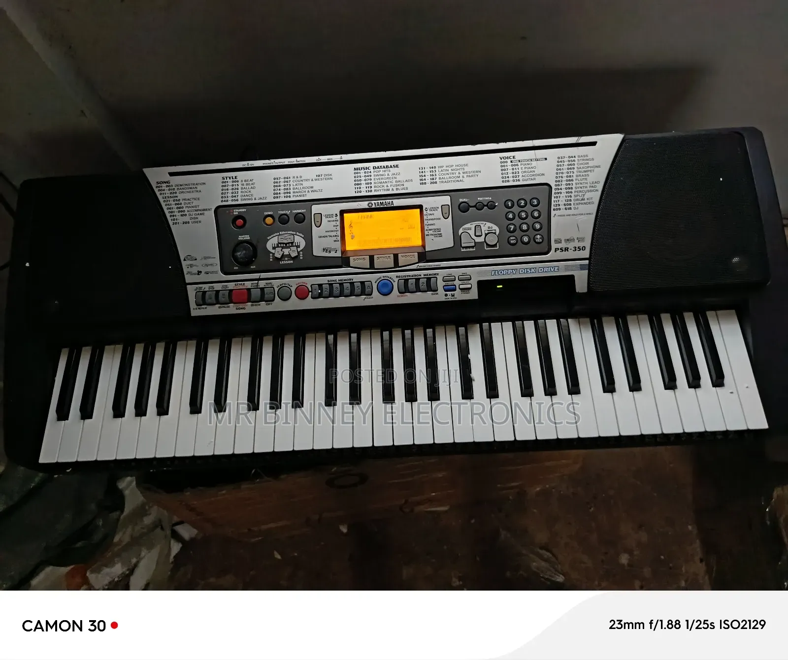 Yamaha PSR E350