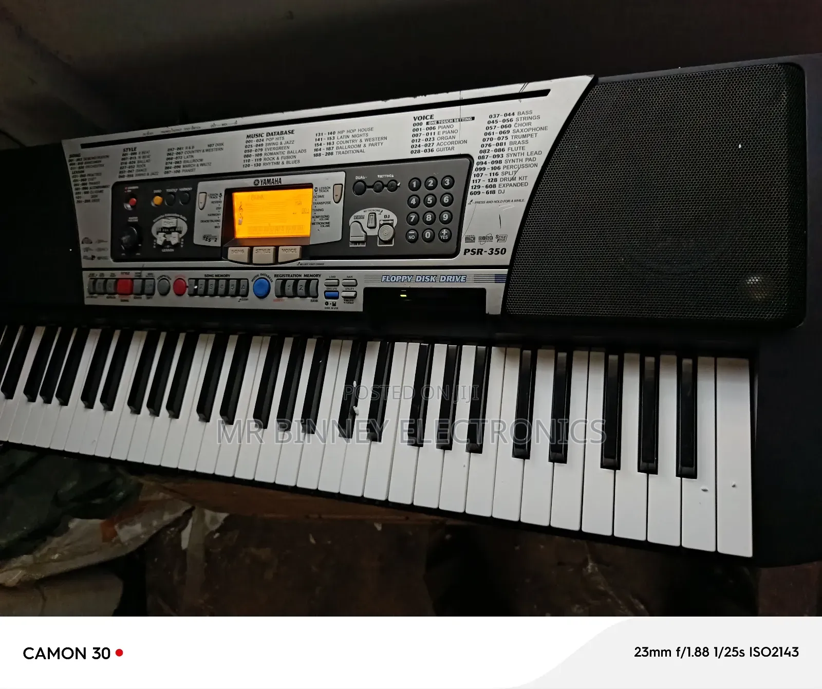 Yamaha PSR E350
