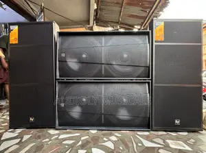 Martin Audio Double Bass and Ev Mid Speakers