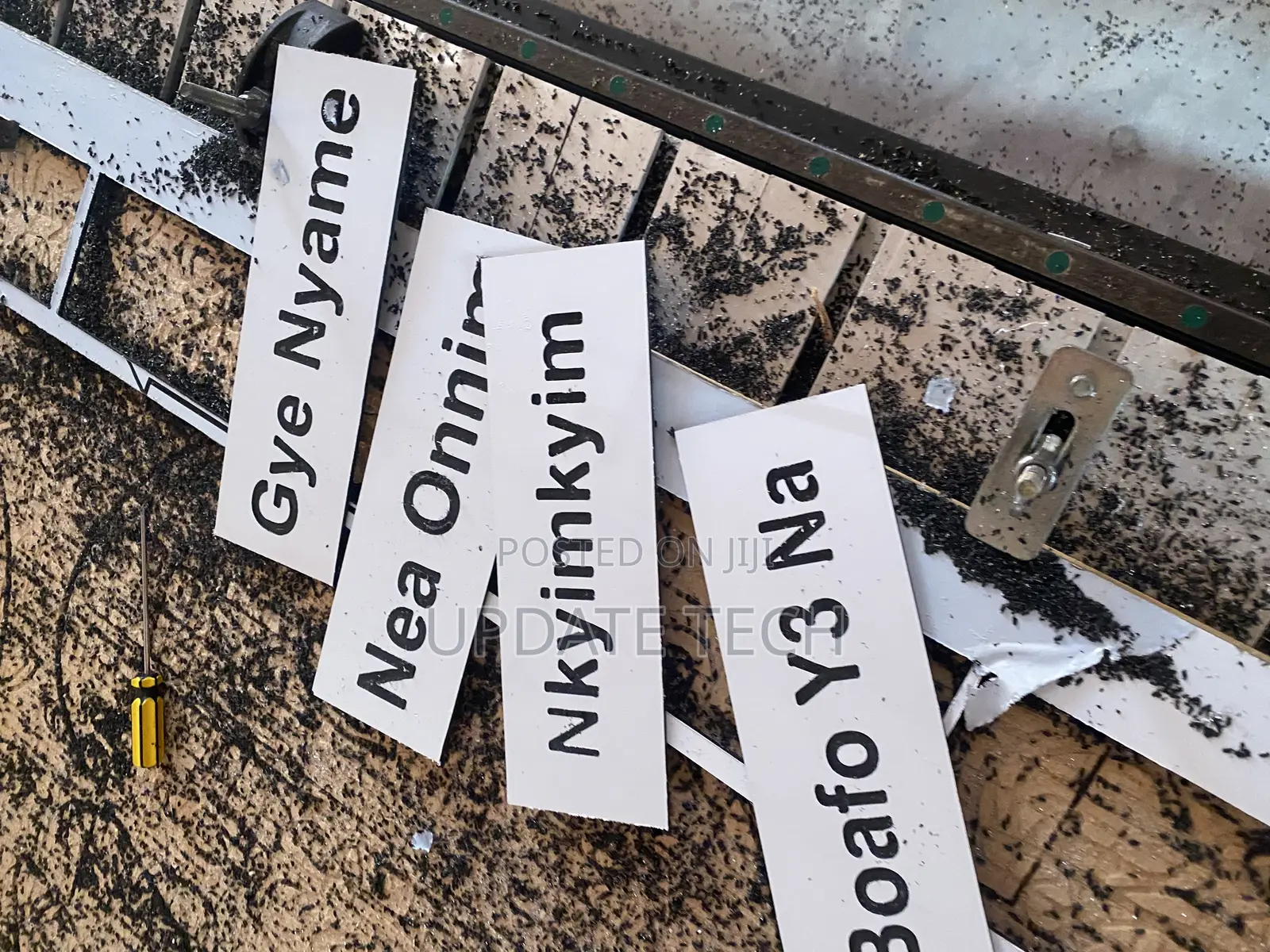 Door Labels and Key Holder