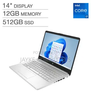 New Laptop HP 14S 12GB Intel Core I7 SSD 512GB