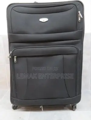 OLYMPIA Suitcase Black Large Traveling Suitcase