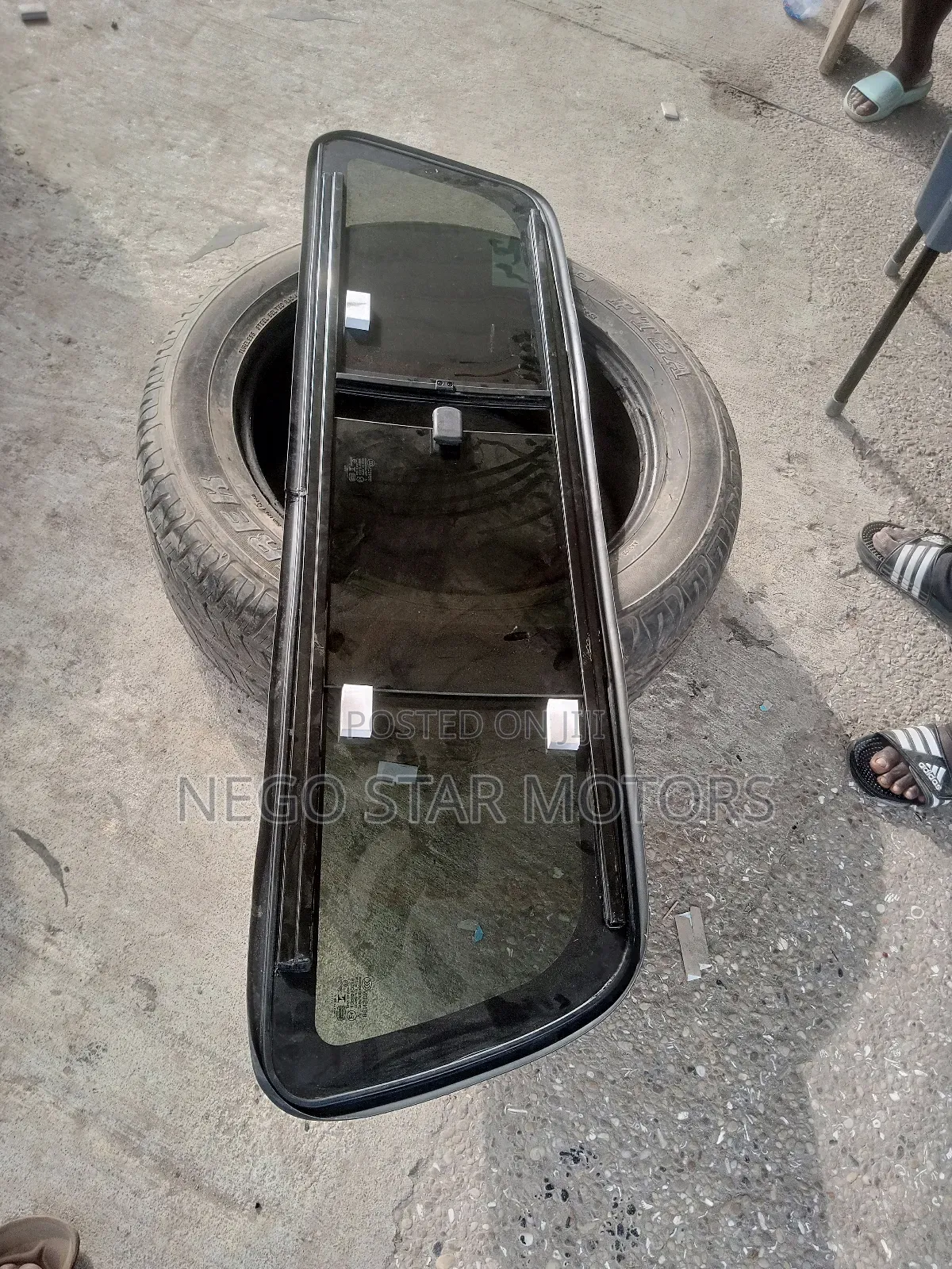 Toyota Hilux 2017 Back Glass Tinted