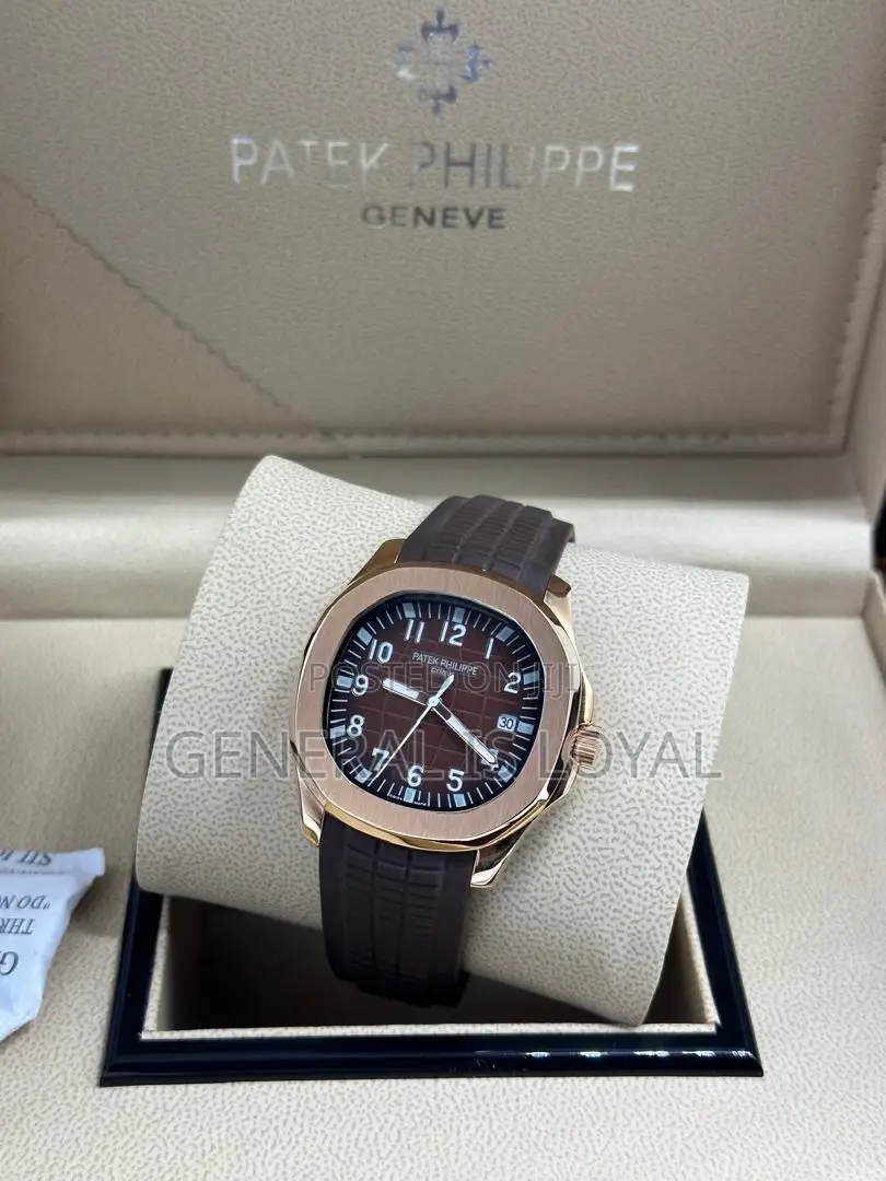 Original Patek Philippe Silicone Strap Mens Watch