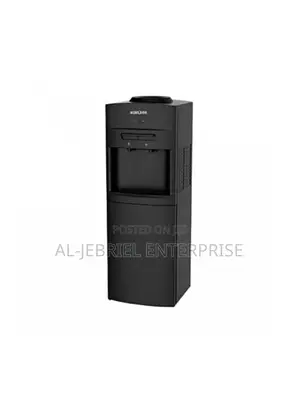 Bruhm Water Dispenser 2 Tabs(Hot Cold) Storage Cabinet Black