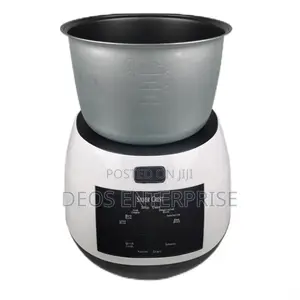 6L Silver Crest Rice Cooker Big for Household