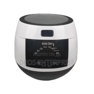 6L Silver Crest Easy to Rotate Control Rice Cooker