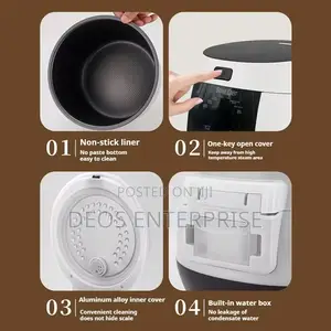 Household 6L Silver Crest Rice Cooker for Big Families