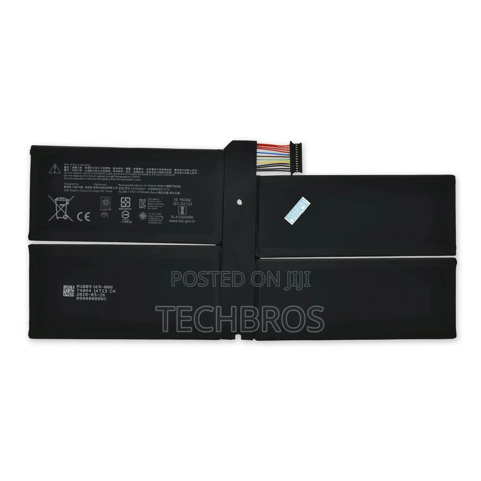 Original Microsoft Surface Pro 7 Battery-1866