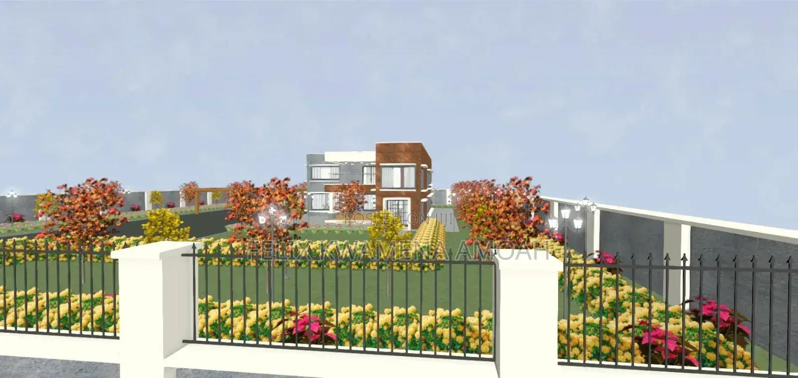 Town House Design Construction (Three -Bedroom)