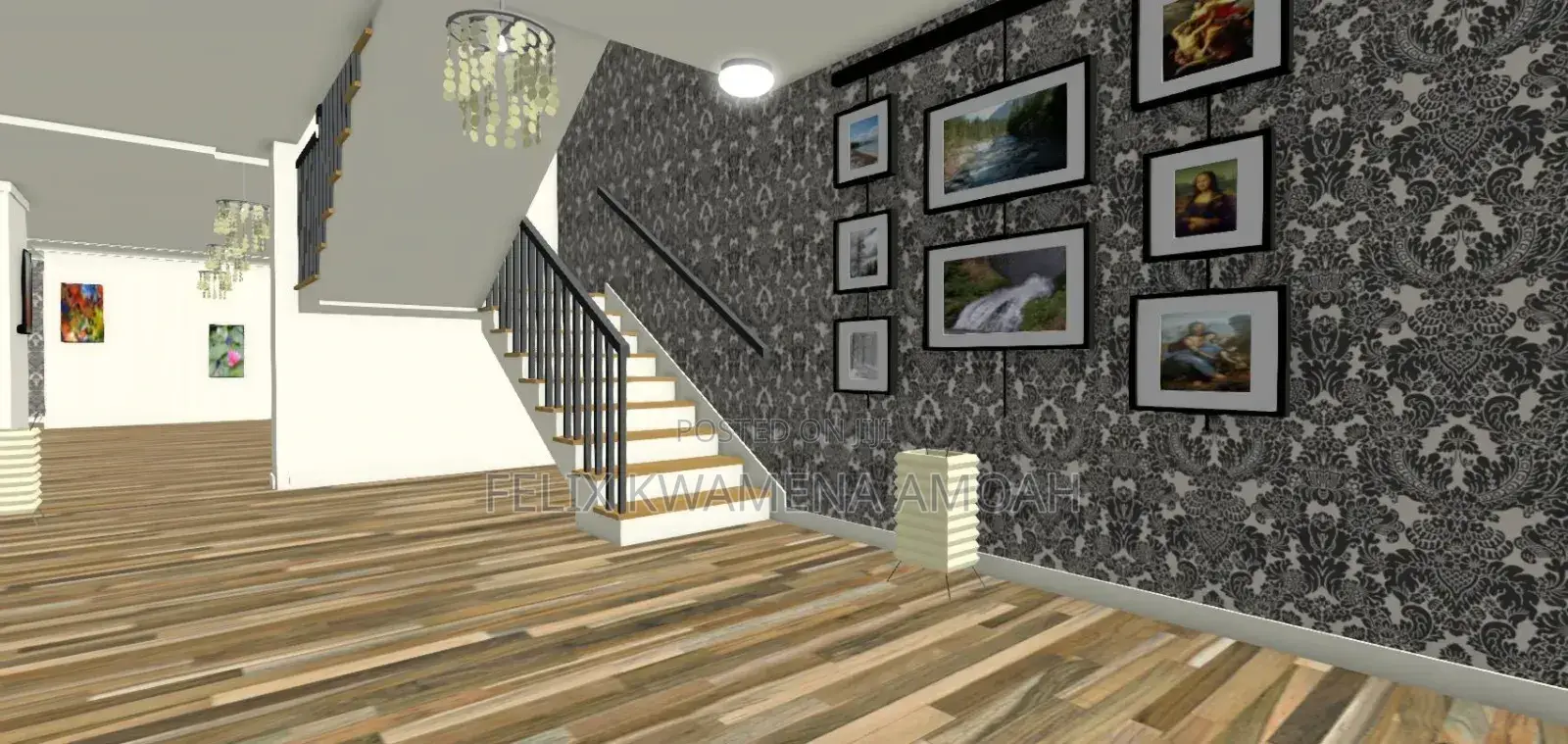 Town House Design Construction (Three -Bedroom)