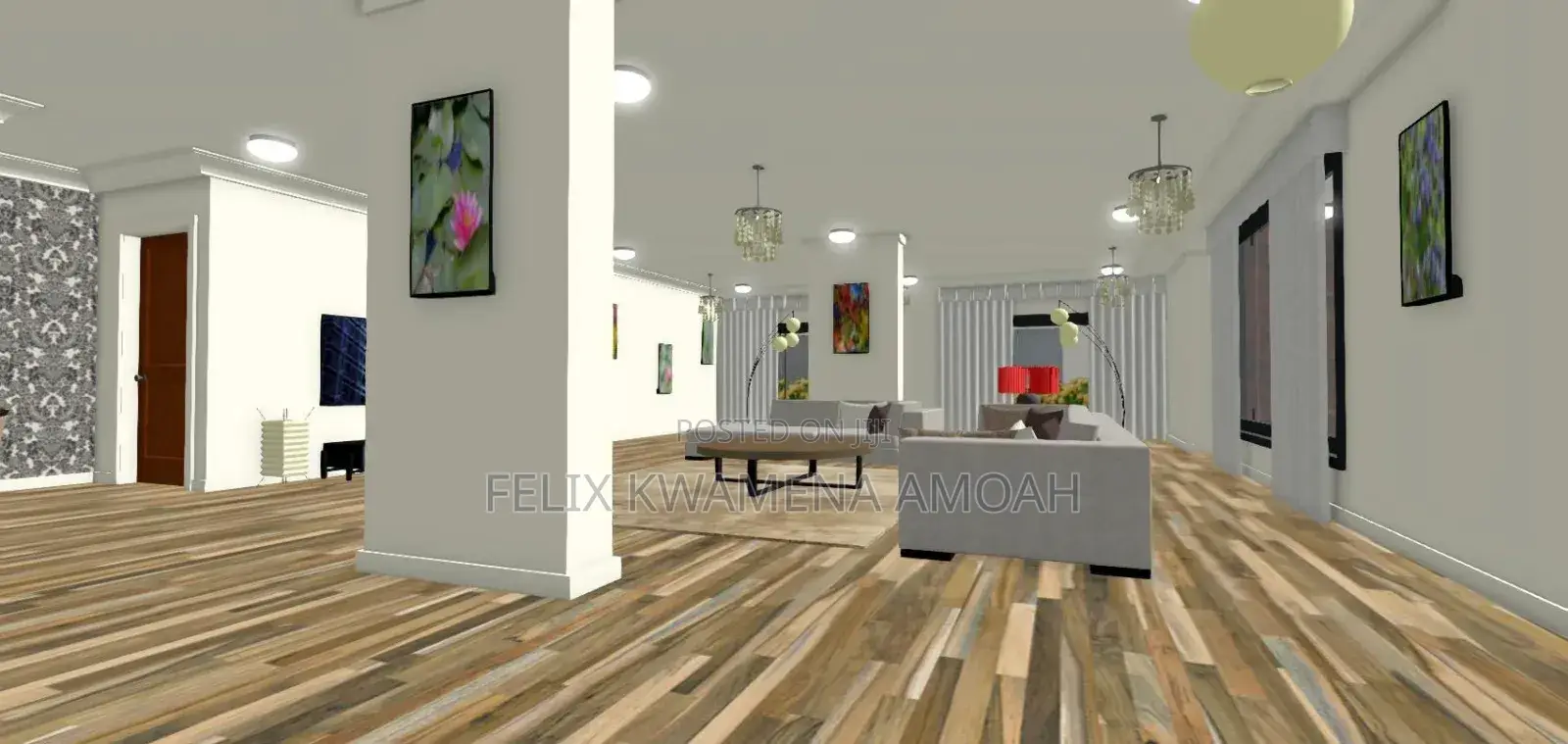Town House Design Construction (Three -Bedroom)