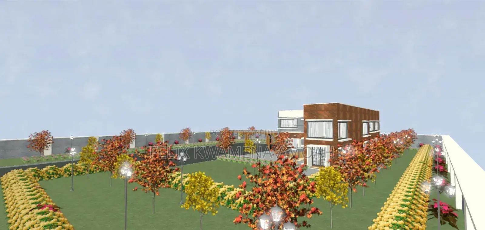 Town House Design Construction (Three -Bedroom)
