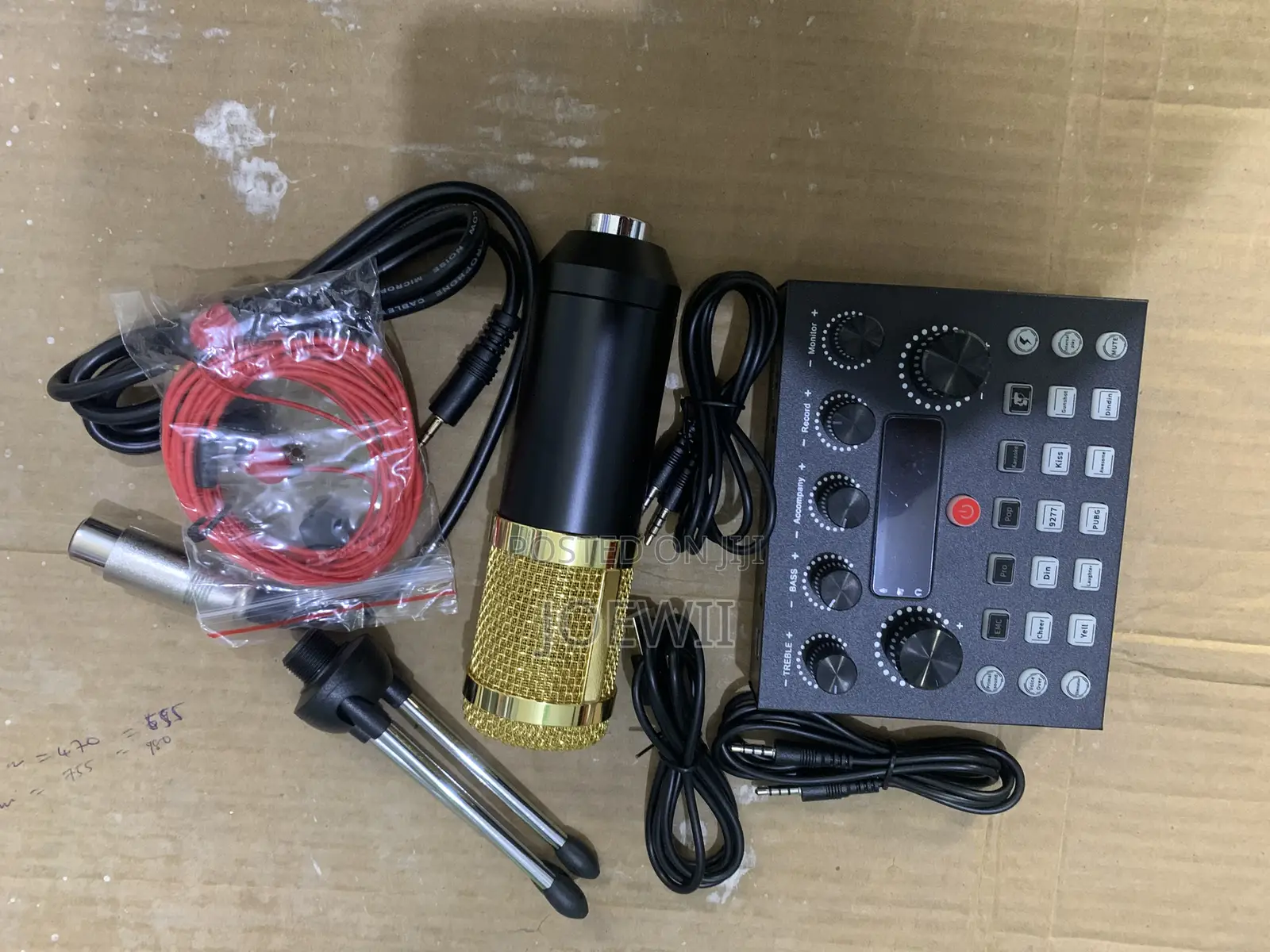 Professional Live Sound Card Set