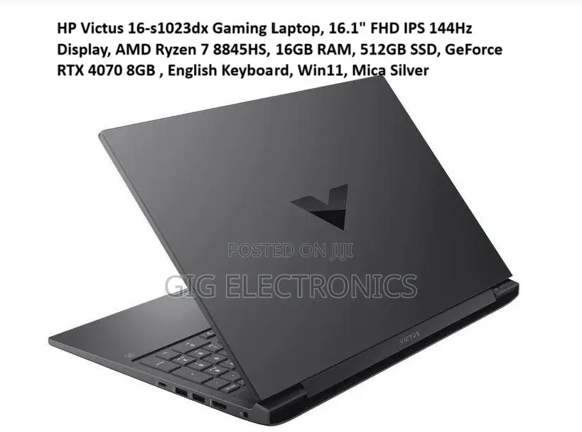 New Laptop HP Victus 16 16GB AMD Ryzen 7 SSD 512GB