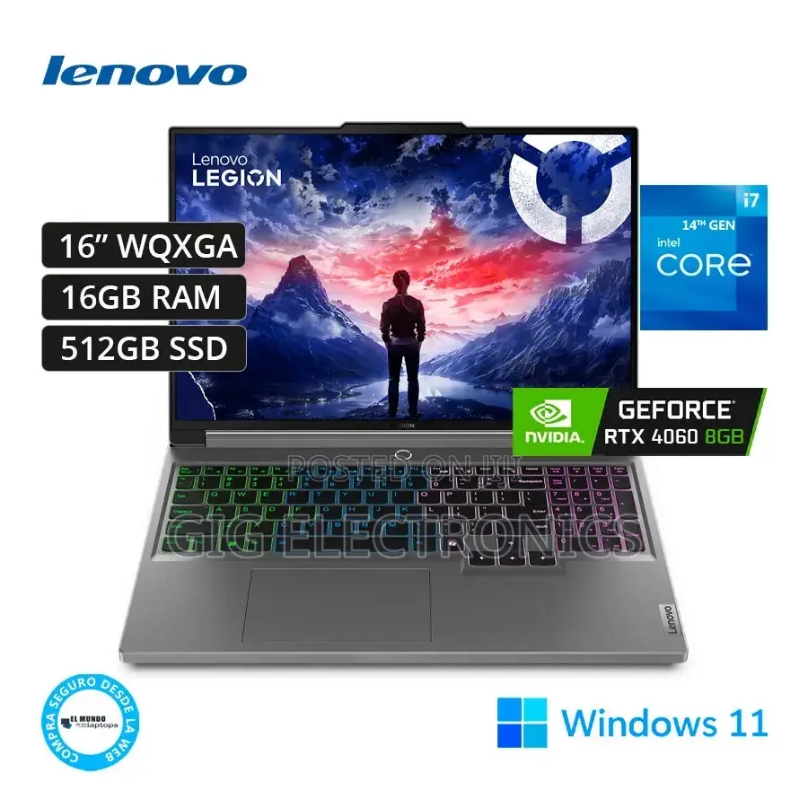 New Laptop Lenovo Legion 5 16GB Intel Core I7 SSD 512GB