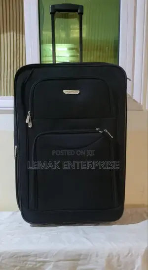 American Truck Case Black Large Size Traveling Suitcase