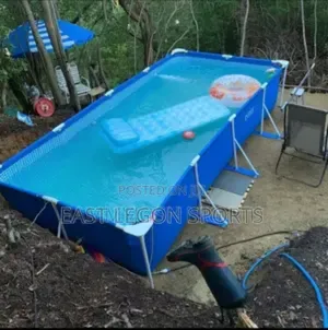 14ft Intex Swimming Pool With Ladder Regtangle Frame