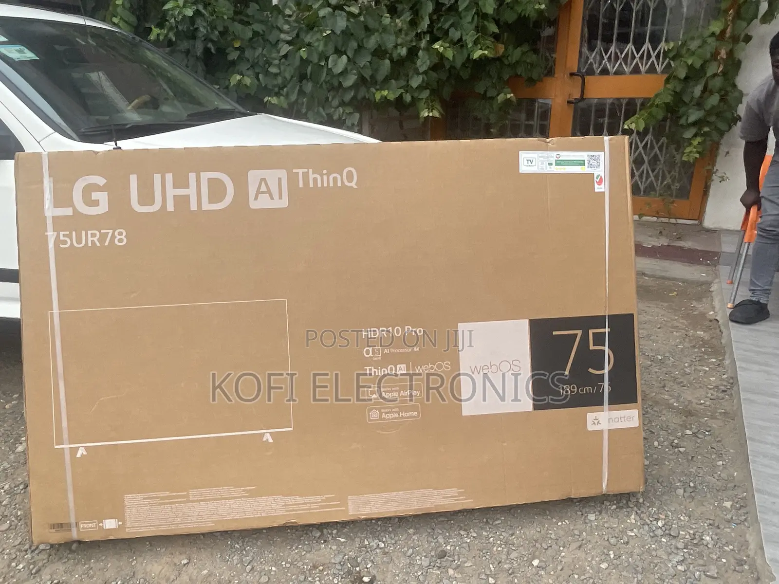 LG Uhd TV 75 Inch UR78 Series Active HDR Webos Smart TV