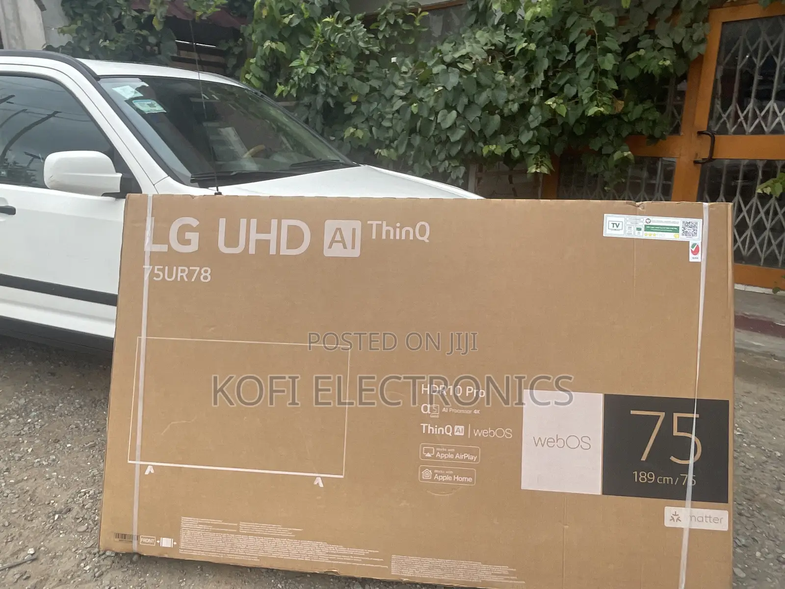 LG Uhd TV 75 Inch UR78 Series Active HDR Webos Smart TV