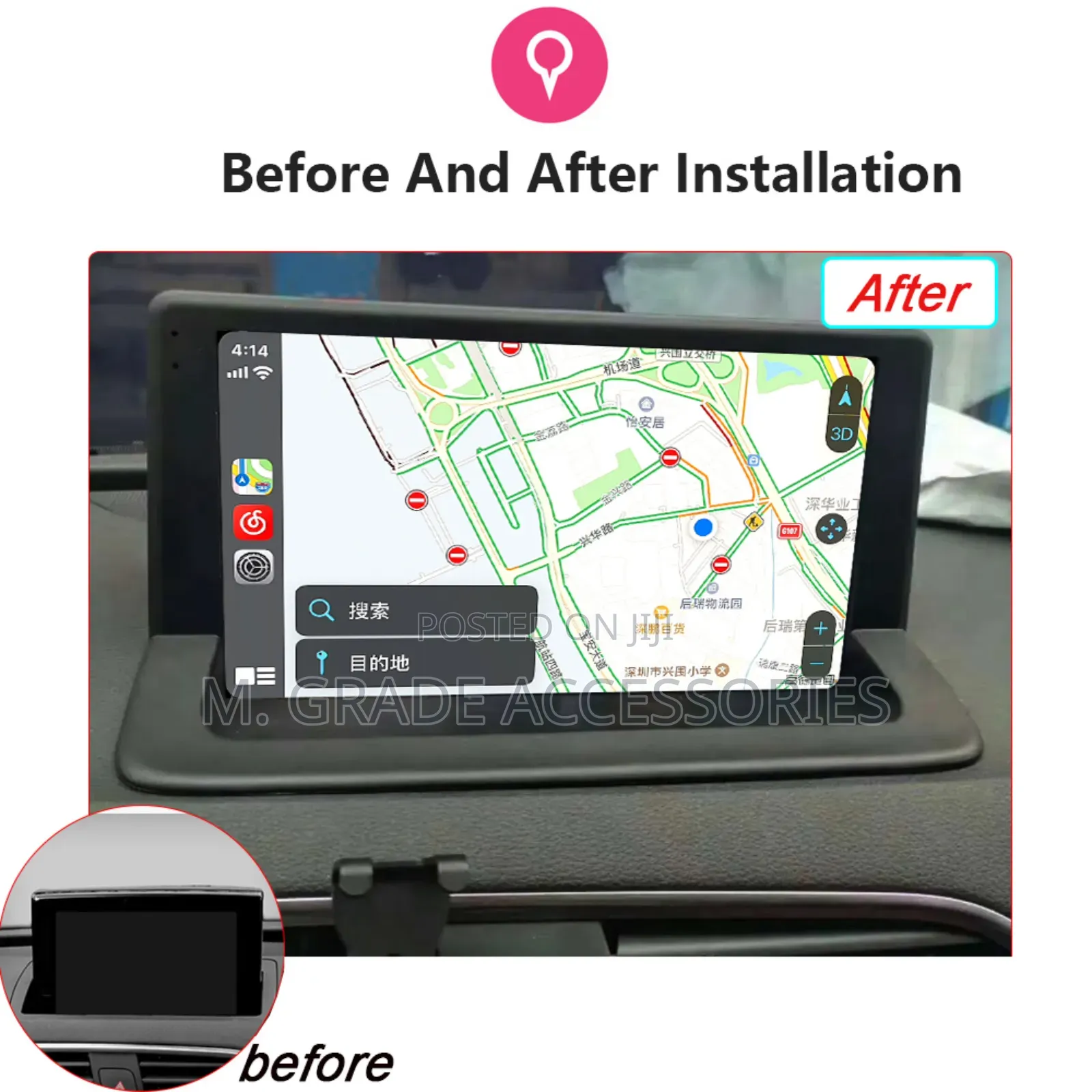 2013-2018 Audi Q3 Android Radio Apple Carplay Android Auto