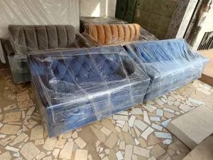New Blue Black Sofa Set ( 3in1 With 2in1) .Delivery Free