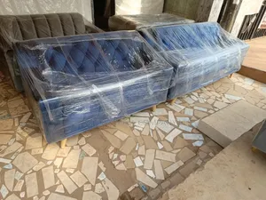 Blue Sofa Set for Sell Now . Free Delivery 