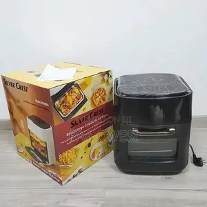 LED Display Electric Visible 15L Silver Crest Air Fryer