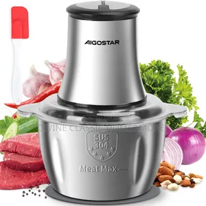 Aigostar Food Chopper Stainless-Steel Bowl (Meat Grinder)